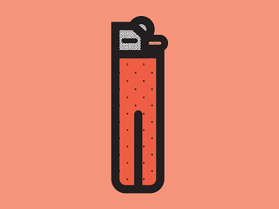 a little lighter bic fire lighter vector