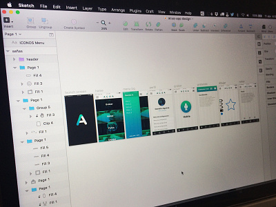 Acua ppp design process acua app app design gradient mexico monterrey process screen sketch ui ux