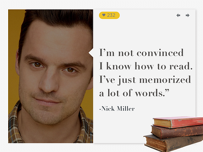 Author Quote author quote challenge daily ui day 007 elements miller nick