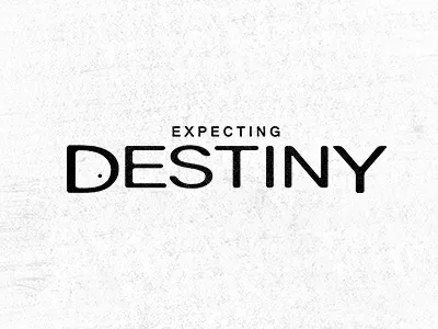 "Expecting Destiny" Maternity Store Logo baby belly evolvered icon logo logo design maternity mom mother pregnancy pregnant type