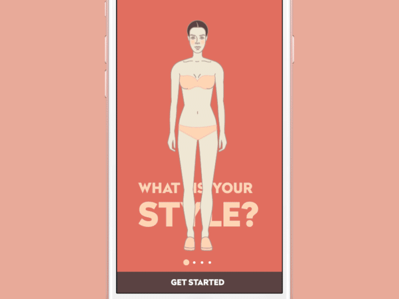 Fashion Onboarding animation app casual classic fashion girl illustration simple sport style ui ux