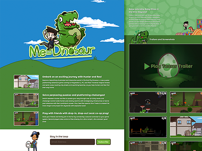 New Me And My Dinosaur Website game website