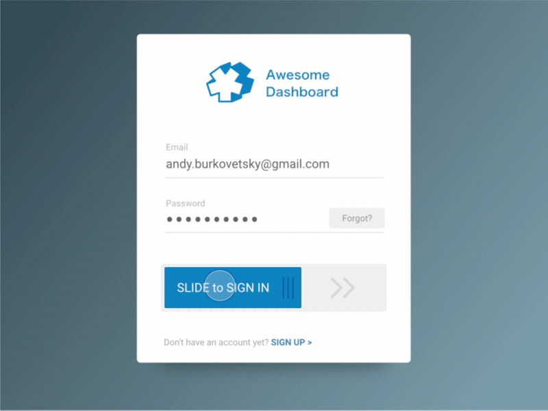 Slider Captcha + Login captcha design form interface ui ux