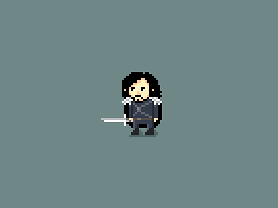 John Snow 8bit 8bit game john snow thrones