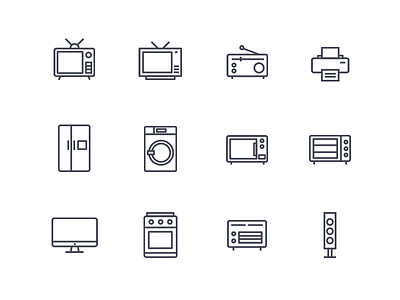 Appliance Icon appliance design home icon line minimal