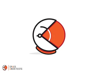Space Architects architect astronaut illustration logo logo design space