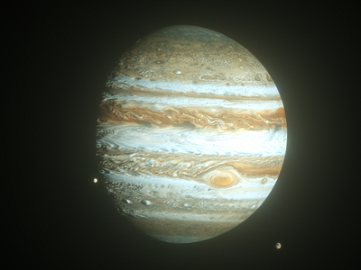 THE KING 3d cinema4d design jupiter king octane planet solar system