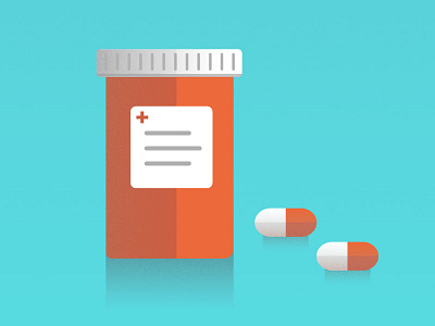 Medication Study health icons illustration science