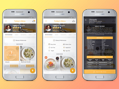 Thyme Android Concept - Food Delivery App