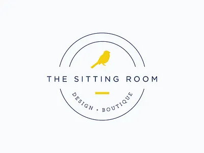 The Sitting Room | Logo branding design interior logo