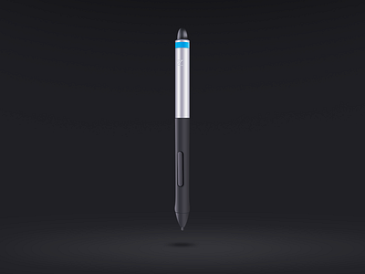 Vector Wacom Pen 2d illustration pen vector wacom