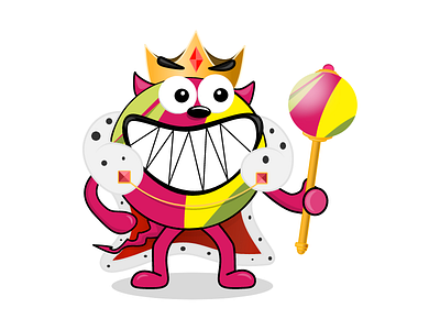 Gravil King character gravil gravit illustration king vector web