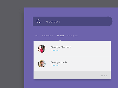 DailyUI Search 22 dailyui design interface minimal search social ui ux