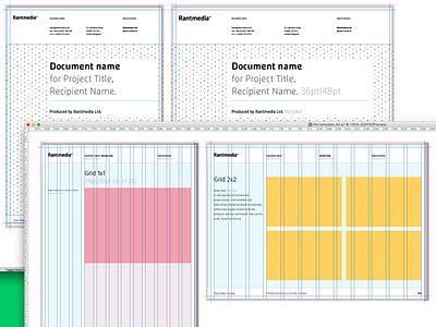 Brand Stationery guides layout pages slides