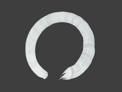 Enso brush calligraphy enso zen