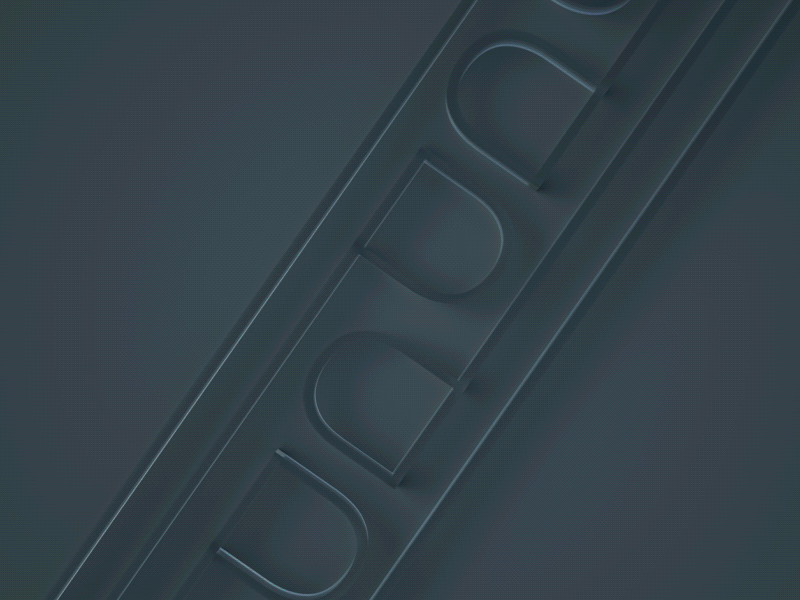 36 days of type P 3d c4d cinema4d motion graphics p type typography