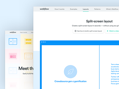 Flexbox comes to Webflow design tool flexbox landing page webflow