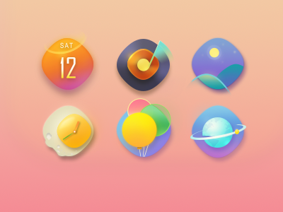 Color Icon icon illustration simple ui ux