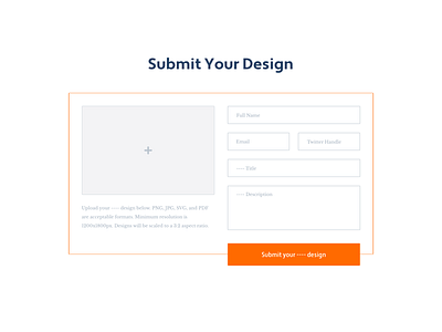 SF Flag - Submission Form form input minimal submit ui web