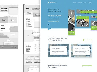 Wires + Mock Up clean focus lab interface design planning ui ux web design wire framing wires