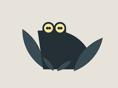 Croak amphibian croak croaking dark frog toad vector