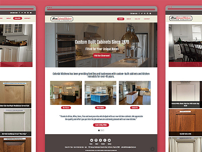 Colonial Kitchens design kitchens small business web design