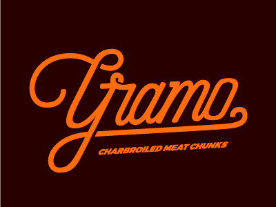 Gramo lettering letters logotype typography