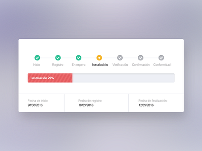 Steps | Web Application design ui web