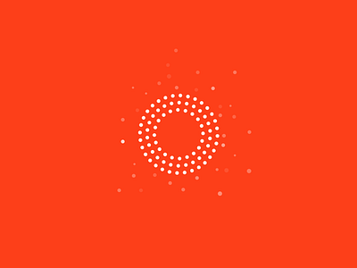 Here Active Listening — Doppler Labs audio branding circle here job logo music orange san francisco sphere