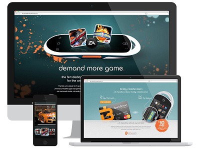 PlayMG design gaming responsive startup ui ux web web design