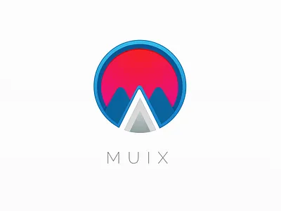 MUIX ALT 3 design future logo music round sketch sleek startup tech