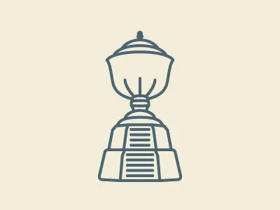 James Norris Memorial Trophy hockey icon illustration illustrator line art nhl norris sports trophy