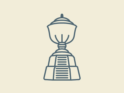 James Norris Memorial Trophy hockey icon illustration illustrator line art nhl norris sports trophy