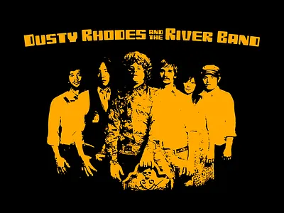 Dusty Rhodes and the River Band t shirt