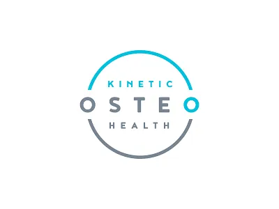 Kinetic Osteo Health balance centre circle happy health kinetic logo movement osteo osteopath yang ying