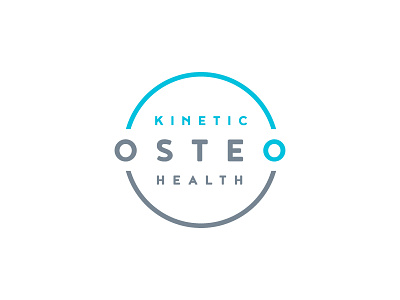 Kinetic Osteo Health balance centre circle happy health kinetic logo movement osteo osteopath yang ying