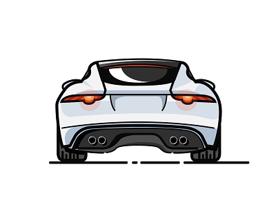 Jaaaggg... F-Type car f type illustration jaguar