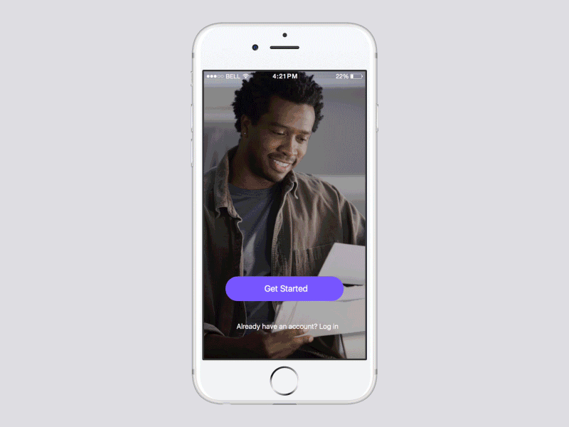 Zap Delivery app development ios startup ui ux