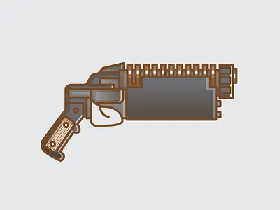 Bryar Pistol fantasy gun illustration scifi star wars