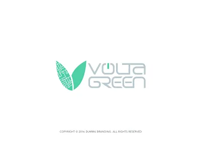Volta Green brand car charge clever design electric icon identity monogram simple station wordmark