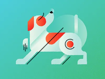 The jack russell cute dog illustration jackrussell puppy