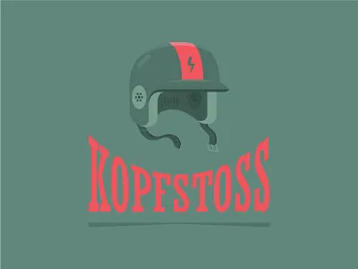 Kopfstoss art drawing flat fun id illustration screens simple type vector