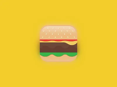 Daily UI #005 app appicon burger dailyui icon ui