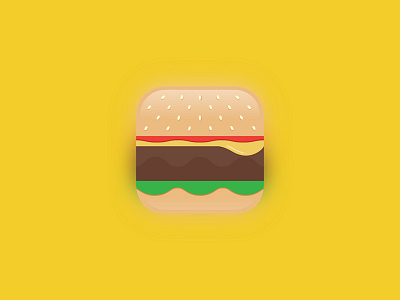 Daily UI #005 app appicon burger dailyui icon ui
