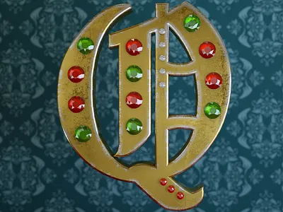 36 days of type Q 3d c4d cinema4d motion graphics q type typography