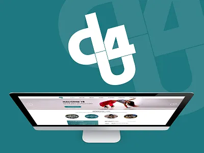 Dancers 4 You academy czech dance dancers design graphic logo minimalism modern prague sport webdesign