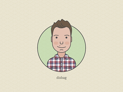 Avatar avatar character face flat icon illustration personal vector