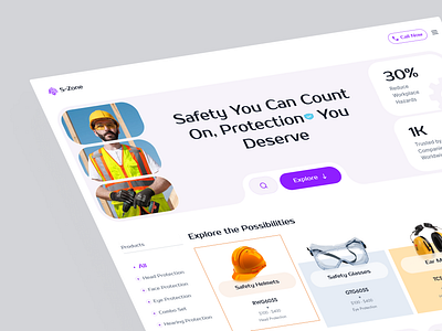 Industrial Safety Equipment ⛑️ constructionsafety designinspiration dribbbleshots figmadesign hazardprevention industrialdesign industrialsafety manufacturingsafety productdesign safetyequipment uiuxdesign webappdesign workplacesafety