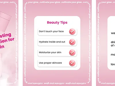 Social Media Branding [Local Skincare Brand, Indonesia] branding content instagram skincare social media tienes