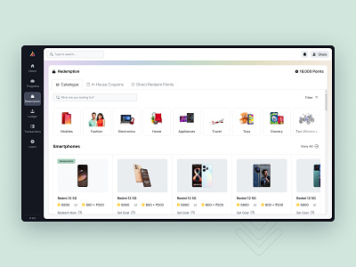 Coupon Redemption Experience | Loyalty App Design coupon redemption loyalty app redemption loyalty program redeem coupon reward system saas app saas product ui uiux ux visual design web app design web design